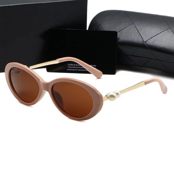 Luxus-Sonnenbrille, Damen-Brille, Herren-Designer-Sonnenbrille, Schmetterling mit Perlenbrille, Cat Eye-Marke, Lunette, Originaletui, Sonnenbrille