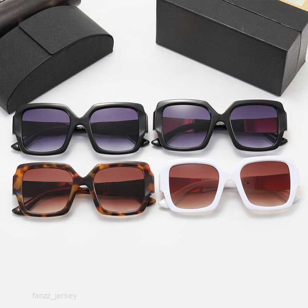 Glasses de sol de designer polarizado Mulheres de design masculino 2022 Marca de luxo Big Fix Frame Polaroid HD Lens de óculos de sol temperados Retro.