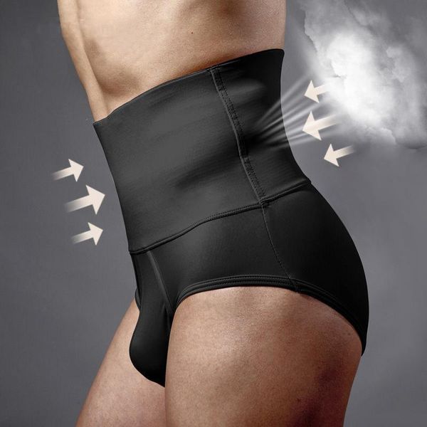 Мужские формы тела сексуальные латексные шорты под нижнее белье для боди для похудения.