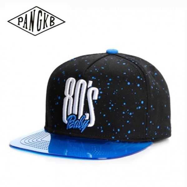 Snapbacks Pangkb Brand Oitenta Baby Cap Tarde do final dos anos 80 Hip Hop Snapback para homens mulheres adultos ao ar livre Casual Sun Baseball Bone 0105