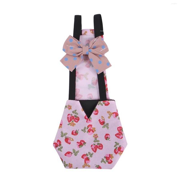 Dog Apparel Creative Hen Jumpsuit Fun Bow Halter Protector Feather Holder for Poultry fofo frango