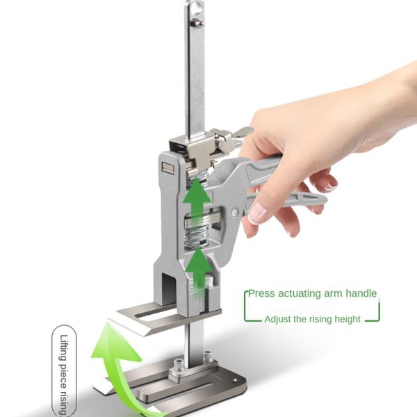 Handwerkzeuge, Fliesenheber, Brettheber, arbeitssparender Arm, Feineinstellung, Schrankheber, multifunktionales Gipsplatten-Reparatur-Anti-Rutsch-Aufzugswerkzeug