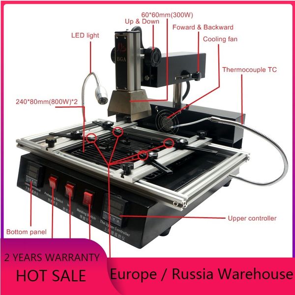 1900 W IR Bga Maschine LY M770 Rework Station Löten 220 V 2 Zonen Manueller Betrieb