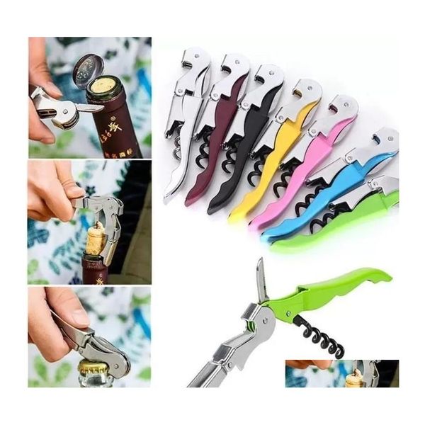 Новички DHS WINKCREW BOTTLE MTI Colors Double Dift Beer Opener Home Kitchen Tools FY3785 ДОБАВЛЕНИЯ САДА