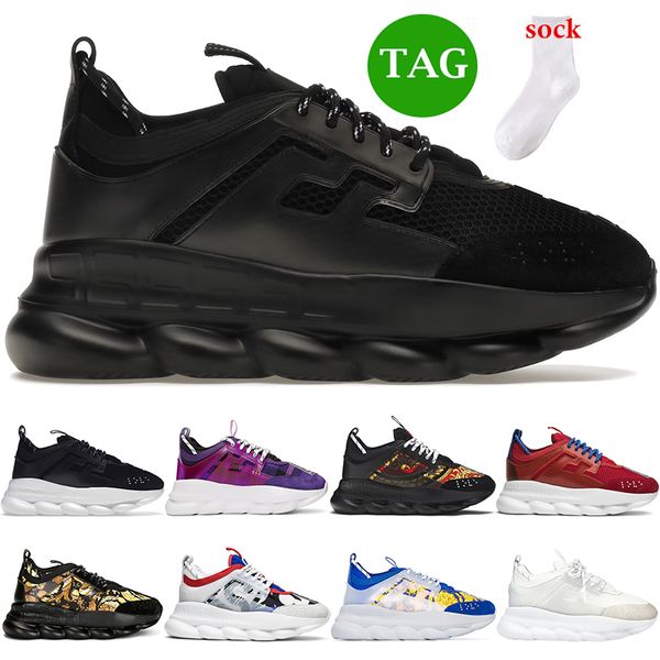 2023 Designers Luxurys Shoes Casual plataforma reação em cadeia Preto branco Marrom Laranja Azul roxo Animalier masculino tênis esportivo feminino tamanho 36-45 tenins