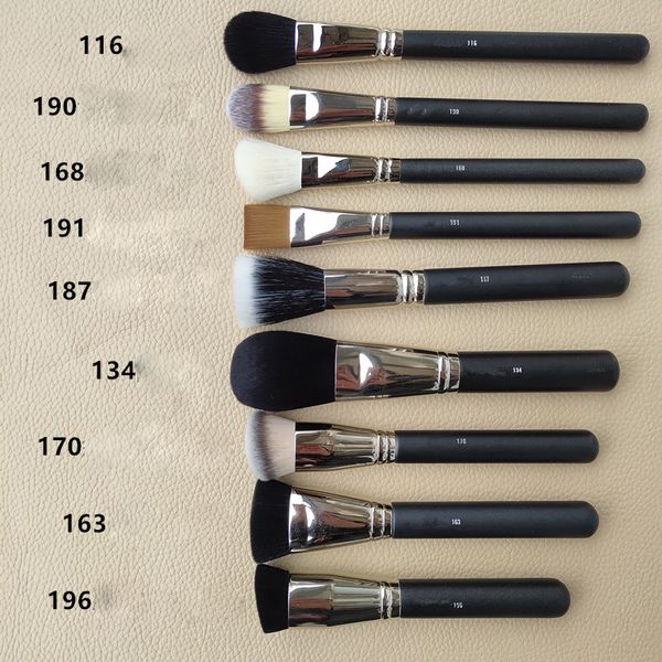 #170 #190 Fundação Brush Brushes de maquiagem plana 270s escovas de corretivo #187 Ferramentas de cosméticos