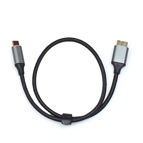 consumare elettronica 5 PZ/LOTTO Tipo USB C a Micro B cavo maschio 5 Gbps Cavo dati veloce per disco rigido esterno per SSD HDD PC MacBook Pro 0,5 m