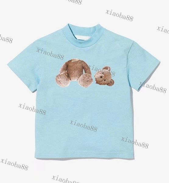 Felpe per bambini Ragazzi Ragazze T-shirt Moda allentata Lettera Onda stampata Streetwear Hiphop Pullover Tops Bambini Casual Tops tees Abbigliamento per bambini polo di design di lusso