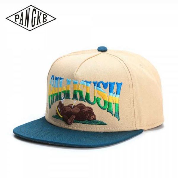 Snapbacks PANGKB Marca KUSHSTOCK CAP goditi l'orso cappello snapback hip hop per uomo donna adulto berretto da baseball casual da sole all'aperto bone 0105