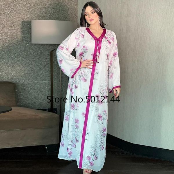 Roupas étnicas brancas abaya dubai peru islâmico vestido muçulmano árabe saudita para mulheres kaftan mujer túmulo longue femme musulmane vestido