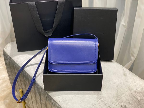 10a Borse di alta qualità SCATOLA DI SALDATURA Borsa a tracolla stilista di moda Borsa di lusso di marca Borsa a tracolla da donna in pelle Borsa di lusso Portafoglio nero a conchiglia a forma di L in metallo