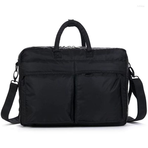 Aktentaschen Japanische Männer Große Kapazität Nylon Messenger Bags Jugend Laptop Rucksäcke Mode Schulter