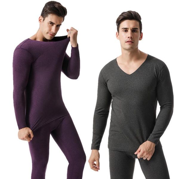 Roupa térmica masculina Winter Men Warm Legging Tight Subshirts masculino Thermo Long Johns