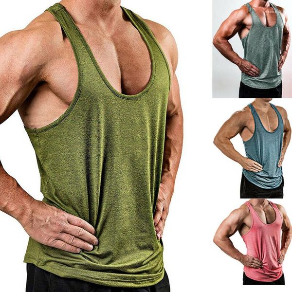 Tanques masculinos tops de ginástica de ginástica M-xxxl Muscle mangas com mangas de camisa masculina Tanque de fitness de tanques de tanque de tanques de tamanho grande