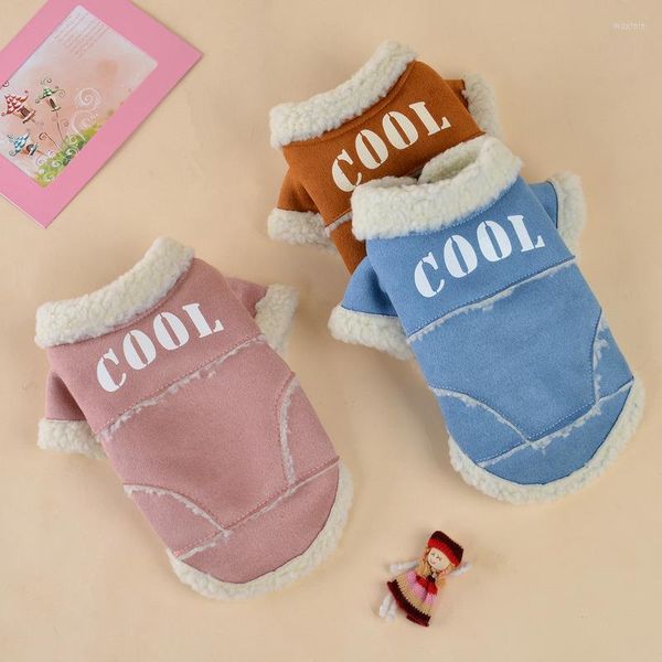 Vestuário para cães cães de inverno roupas roupas gato de estimação quente e jaqueta de casaco espessante Parkas para chihuahuas teddy pequeno meio