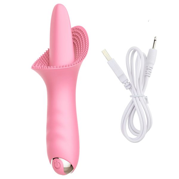 Giocattoli anali Leccare la lingua G Spot Vibratore clitorideo Clit Tickler Giocattolo del sesso per le donne 10 Modello Vibrante l_voghion.com