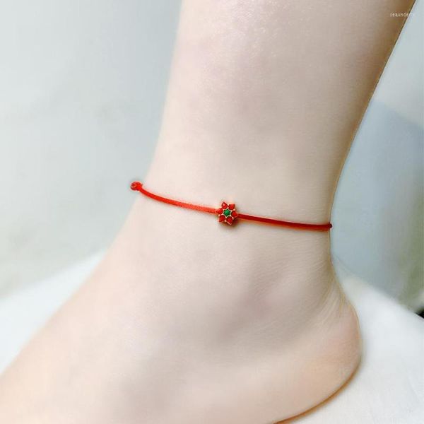 Неклеты Zhixi Real 24K Gold Anklet AU999