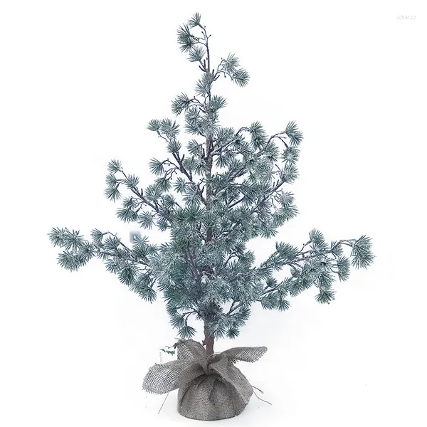 Decorações de Natal Preço de atacado Pine ao ar livre com cones Home Artificial árvores