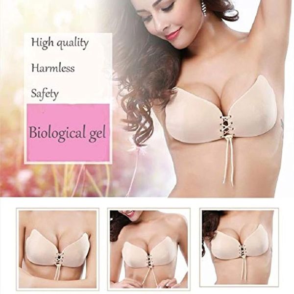 Bustiers Corsets Mulheres Sexy Lift instantâneo de mama instantâneo INVISÍVEL SILICON