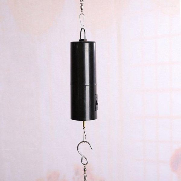 Dekoratif Figürinler Rüzgar Chime Spinner Motor Pil Powered Siyah Rotary ile çalıştırılan Windchime Kolye Çim Veranda Dekor