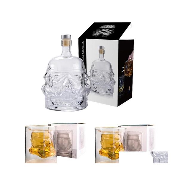 Fiaschetta D08D 750Ml Storm Trooper Decanter Aeratore per vino Whisky Contenitore per liquori Forniture per bar Drop Delivery Casa Giardino Cucina Di Dhcaz