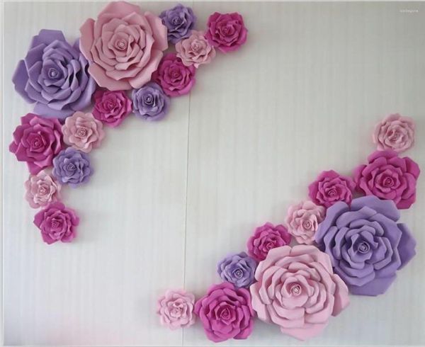 Flores decorativas Fornecedores de casamento 23pcs