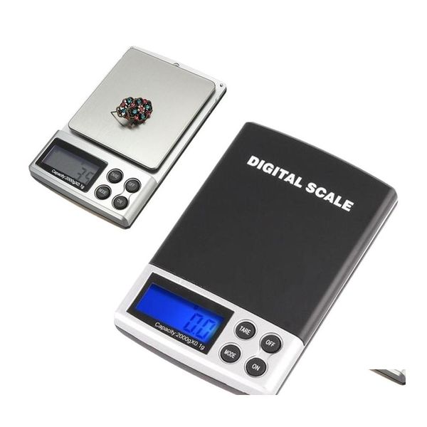 Balances de pesée 200G / 0.01G Mini Poche Bijoux Numériques Or Sterling Sier Électronique Durable Portable DH1236 Drop Delivery Bureau Sc Dhlh1