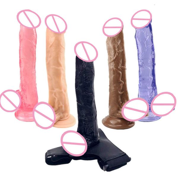 Sex Toy Dildos Love Spring indossa pantaloni in pelle rimovibili per masturbazione artificiale da donna maschile Prodotti Labrador per adulti