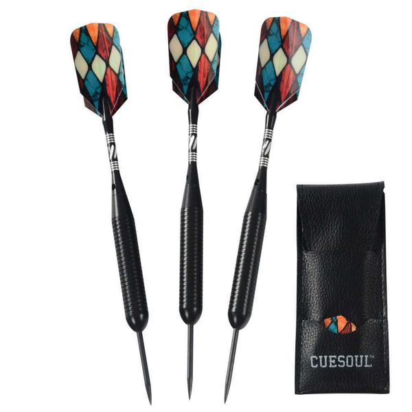 Darts Cuesoul 24 Grams Dica de aço Barris de bronze conjuntos com eixos de alumínio 0106