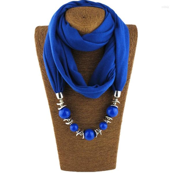 Schals 2023 Mode Elegante Aussage Schmuck Anhänger Für Frauen Weiche Baumwolle Halstuch Foulard Femme Muslimischen Kopf Schal