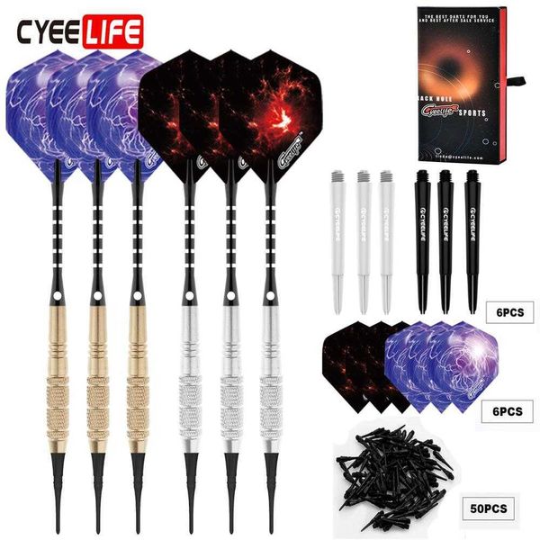 CyeeLife 3PCS 18g Safty Electronic Soft Tip Darts für Indoor Professional Dartboard Games 0106