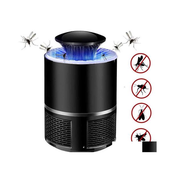 Другое домашнее сад Mute Mute Mosquito Killer Lamp 2W USB Electric Lead Bug Zapper Lure Trap для спальни гостиной доставки Dhhzn