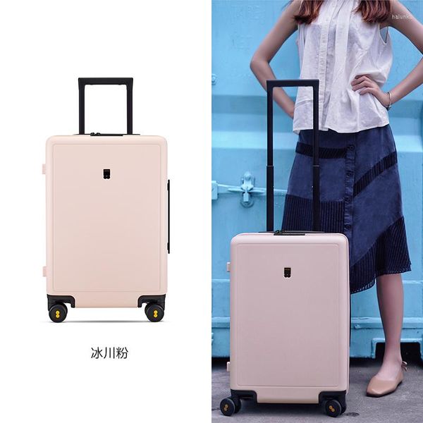 Malas de malas de bagagem de bagagem de bagagem de viagem de viagem de viagem de 20 polegadas de caixa de 20 polegadas, carrinho de vento 24 PC Luxo de luxo