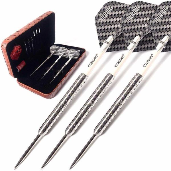 Freccette CUESOUL Set di freccette con punta in acciaio al tungsteno super sottile al 98% 22g/24g/26g Swift Series 0106