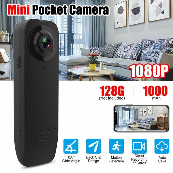 A18 Mini Camcomer Camera Camera Cameras 1080p HD Night Vision DV Pocket Pen Video Record
