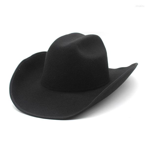 Berretti Cappelli da donna Cappello da cowboy Cappello da uomo di lusso Cowgirl Fascinators invernali Elegante Fascinator Top Panama