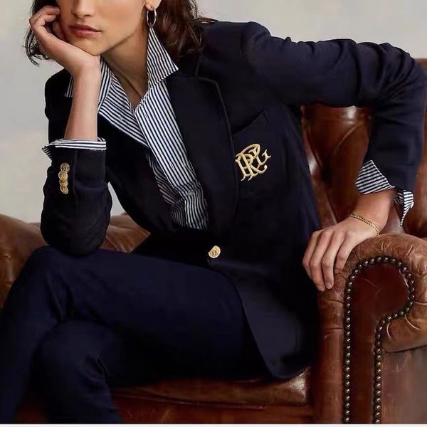 abiti da donna di moda blazer di abiti firmati con lettere intere primavera nuovi top rilasciati A20