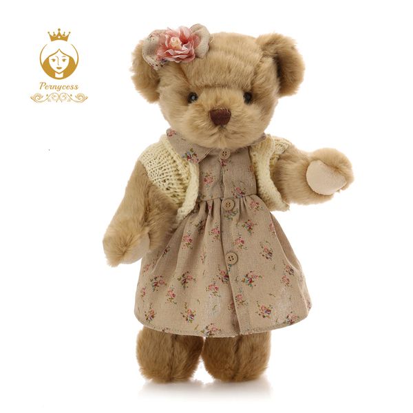 Plüschpuppen 1PCS 30CM Netter Teddybär Spielzeug Stofftier Kaninchen Beschwichtigen Baby Kinder Kinder Diy Mädchen Geburtstag Hochzeit Dekor 230106