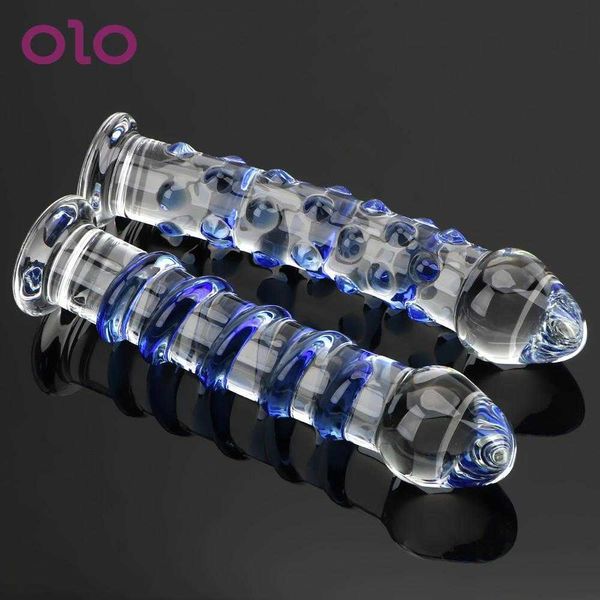 Фаллоимитатор Olo Crystal Glass DILDO