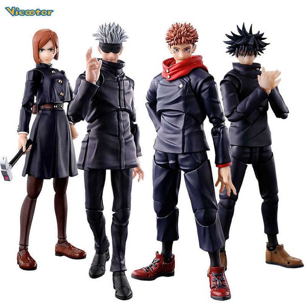 Action Toy Figure Vicootor Original Jujutsu Kaisen Gojo Satoru Itadori Yuji Fushiguro Megumi Kugisaki Nobara Anime Figure Action Toys T230105