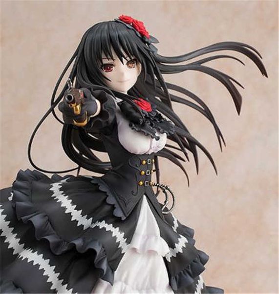 Figuras de brinquedo de ação 23cm Fantasia Date A Live Tokisaki Kurumi Ação Figura Toys Doll Christmas Gift No Box T230105