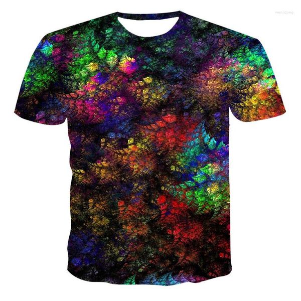 Camisetas masculinas 2023 3d camiseta de verão abstrata mulher anime impressa rua desgaste xxs-6xl