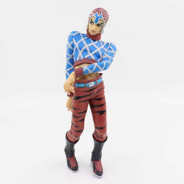 Aktionsspielfiguren Vicootor Original Original JoJo's Bizarre Adventure Gold Experience Mista PVC Figur Modell Spielzeug für Jungen T230105