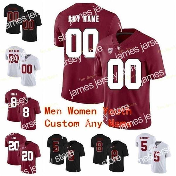 American College Football Wear Thr NCAA College Jerseys Stanford Cardinal 22 Cameron Scarlett 23 Trevor Speights 25 Alex Carter 3 KJ Costello Custom Football Stitch