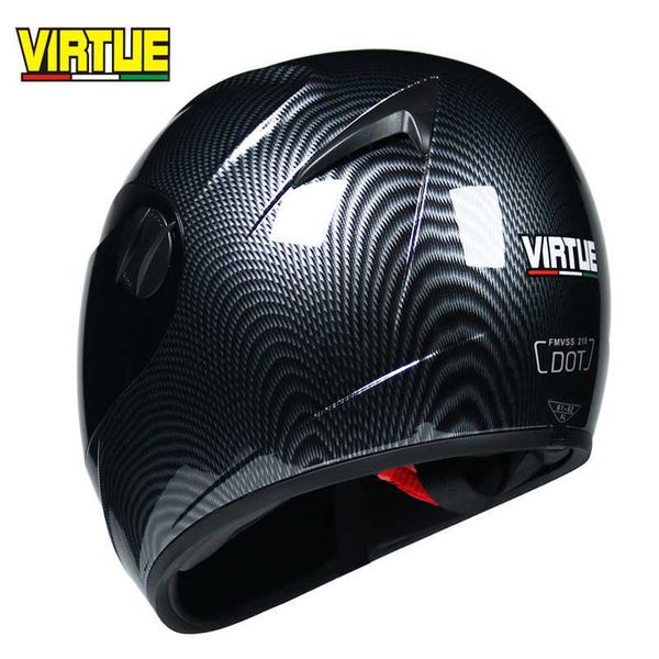 Capacetes de motocicleta VIRTUDE homens e mulheres motocicleta elétrica capacete completo capacete de quatro estações verão cavaleiro cabeça 0105217u