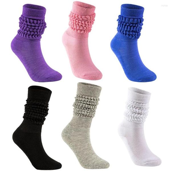 Damensocken, 1 Paar, Slouch für weiche, lange, kniehohe Scrunch-Socken, perfektes Geschenk für Mädchen im japanischen Stil