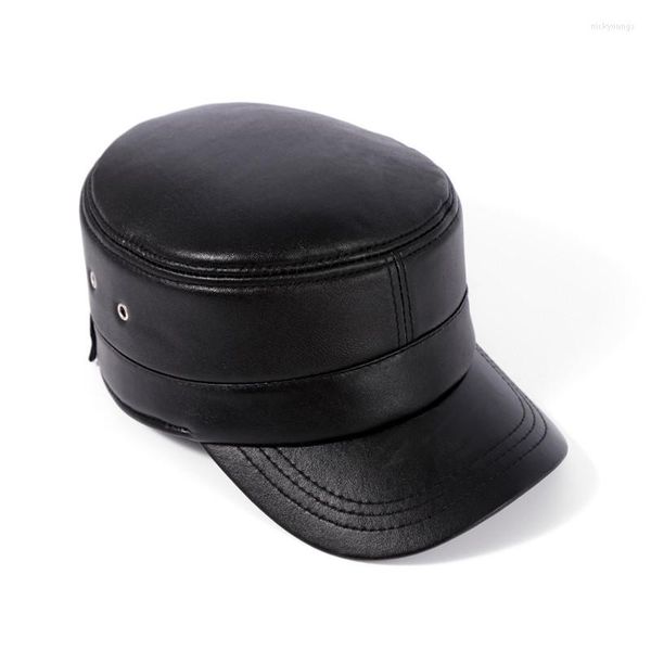 Visores por atacado Cap -top masculino e mulheres tendência de moda chapéu ajustável Sheepskin