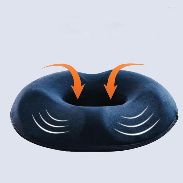 Pillow Comfort Foam Cailbone Office Seat Anti Hemorróida Cadeira de massagem Hip Push Up Yoga