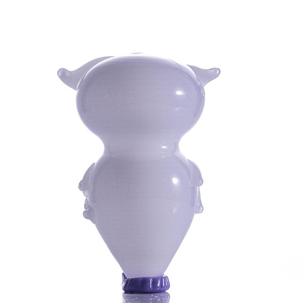 tubi di vetro gufo stile 11 cm dab paglia pyrex gorgogliatore tubo tubo bruciatore olio per impianti narghilè bong acqua