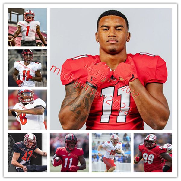 American College Football Wear Custom Stitched Western Kentucky Hilltoppers Maglia da calcio Mens Youth Kendrick Simpkins Dominique Bradshaw B.J. Wagner L.T. San